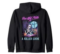 Boo-tiful Nails For A Killer Look Spooky Glam Nails Artist Zip Hoodie