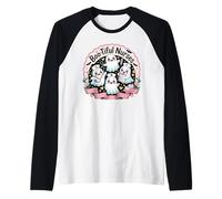 Boo-Tiful Nurses Halloween Cute Ghosts Design for Nurse Raglan Baseball Tee