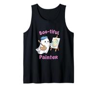 Boo-Tiful Painter Cute Ghost Painting Art Artist Tank Top