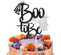 Boo to Be Cake Topper, Halloween Bridal Shower Cake Decor, She Found Her Boo/Last Boo Before I Do, Halloween Ghost Spooky Wedding Bachelorette Party Decorations Supplies