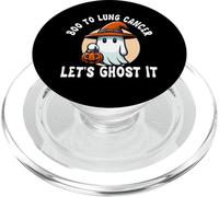 Boo To Lung Cancer Let's Ghost It Halloween Costume PopSockets PopGrip for MagSafe