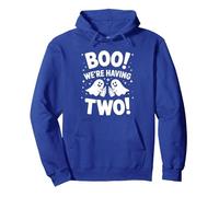 Boo we’re having two ghost twins halloween reveal funny Pullover Hoodie, Adult Unisex, Royal Blue, Large