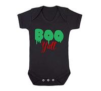 Boo Y’All Halloween Statement Baby Grow Vest, 6-12 Months, Black