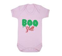 Boo Y’All Halloween Statement Baby Grow Vest, 6-12 Months, Pastel Pink