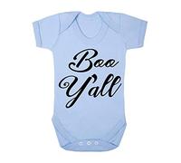 Boo Y’All Statement Halloween Baby Grow Vest, 6-12 Months, Pastel Blue