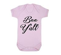 Boo Y’All Statement Halloween Baby Grow Vest, 6-12 Months, Pastel Pink