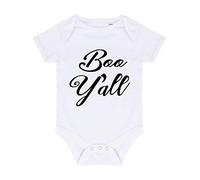Boo Y’All Statement Halloween Baby Grow Vest, 6-12 Months, White