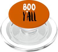 BOO Y'ALL With Spooky Ghost Apostrophe Funny Halloween Fav PopSockets PopGrip for MagSafe