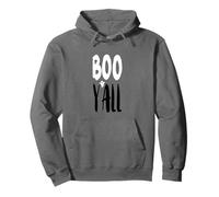 BOO Y'ALL With Spooky Ghost Apostrophe Funny Halloween Fav Pullover Hoodie