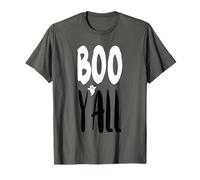 Boo Y'all with Spooky Ghost Apostrophe Funny Halloween Fav T-Shirt