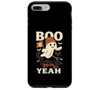 Boo Yeah Ghost Halloween Cat Skateboard Retro Spooky Case for iPhone 7 Plus/8 Plus