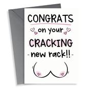 Boob job congratulations card, get well soon surgery card 1000