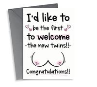 Boob job congratulations card, get well soon surgery card 1001