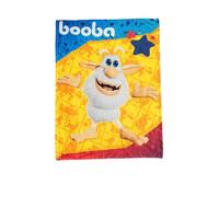 Booba Cuddly Blanket 150 × 100 cm - Official Cartoon Character from the Popular TV Series - Soft & Cosy Children's Blanket - Practical Blanket for Bedroom, Sofa & Travel