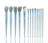 Boobeen 13pcs Travel Makeup Brush Set, Fluffy Makeup Brushes for Eyeshadow Foundation, Face Brushes Makeup, Blendable Blush Brush for Beginner