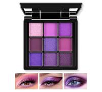 Boobeen 9 Colors Eyeshadow Palette Matte and Shimmer Makeup, Highly Pigmented Creamy Eye Shadow Powder, Create a Bright Eyeshadow Look, Long Wearing