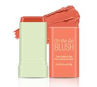 Boobeen Blush for Cheeks, Multi-Use Makeup Blush Stick Waterproof Long Lasting Tinted Solid Moisturizer Stick for Eyes Lips and Cheek, Soft Thin Blush Stick for Blends Perfectly onto Skin