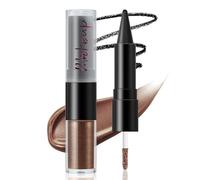 Boobeen Dual-Ended Eyeshadow & Eyeliner, Color Liquid Eyeshadow Shimmer, Natural Black Eyeliner Cream, Eye Makeup for Woman