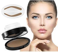 Boobeen Eyebrow Seal Stamp Powder - Waterproof 1 Second Make Up Nature Tinting Coloring Kit - Creates Natural Looking Brows for Makeup Beginners