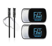 Boobeen Makeup Eyebrow Soap Kit, Brow Styling Soap, Clear Eyebrow Gel with Brush, Long-lasting Shaping Gel, Creates Fuller & Thicker Eyebrows
