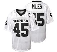 Boobie Miles Jersey, 45 Permian Friday Night Lights Football Jersey White Black S-XXXL, 45 White, S