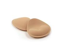 Boobles! Foam Triangle Bra Inserts and Swimsuit Pads, Beige, M