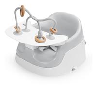 BooBoo Baby 3-in-1 Baby Booster Seat with Removable Tray - Portable High Chair for Dining, Floor for Playtime, and Bath Seat for Toddlers - Feeding Chair and Activity Seat for Ages 6-36 Months
