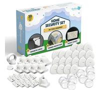 Booboo® x38 Pack Magnet Child Safety Baby Proofing Kit | x8 Magnetic Child Safety Cupboard Locks, x10 Corner Guards, x20 Plug Socket Protectors | Baby Proofing for Kitchen, Cabinets and Drawers