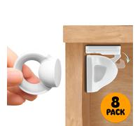 Booboo Magnetic Child Safety Cupboard Locks For Children X8 Locks + X1 Key, Baby Proofing For Kitchen, Cabinets And Drawers