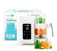 Booboo Puréepro 5 In 1 Baby Food Maker, Puree Blender Processor, Includes Steamer, Bottle Warmer, Steriliser & Self Cleaning