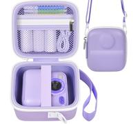 Boobowl Case Compatible with Masterbee/for Cimizi/for BOFIDAR, Kid Digital Video Camera Storage Holder as Christmas and Birthday Present for Print Papers, Color Pen and Accessories (Bag Only)-Purple