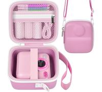 Boobowl Case Compatible with Masterbee/for Cimizi/for BOFIDAR, Kids Digital Video Camera Storage Holder as Christmas and Birthday Present for Print Papers, Colour Pen and Accessories (Bag Only)-Pink