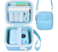 Boobowl Case Compatible with Masterbee/for Cimizi/for BOFIDAR, Kids Digital Video Camera Storage Holder as Christmas and Birthday Present for Print Papers, Colour Pen and Accessories (Bag Only)-Blue
