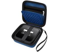 Boobowl Hard Travel Router Case for NETGEAR Nighthawk M6 Pro M5 M1 | Shock-Resistant Shell, Elastic Strap, Middle Divider and Mesh Pocket for Cable, Business Trips and Vacations, Box Only, Blue