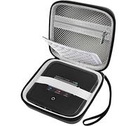 Boobowl Hard Travel Router Case for NETGEAR Nighthawk M6 Pro M5 | Shock-Resistant Shell, Elastic Strap, Middle Divider and Mesh Pocket for Cable, Business Trips and Vacations, Box Only, Black