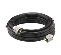 BOOBRIE - 200 UHF Coaxial Cable 5 m B-200 UHF Male to UHF Plug Cable PL259 Adapter UHF Plug Radio Antenna Cable Amateur Radio Coaxial Cable Low-Loss CB Coaxial Cable for CB Amateur Radio / Antenna