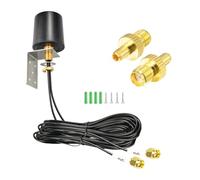 BOOBRIE 5G 4G LTE MIMO Outdoor Antenna 698-6000MHz Wideband Omnidirectional Aerial 5dBi High Gain Antenna with Dual 5M BMR100 Cable SMA TS9 Adapter for Huawei Netgear TP-Link 4G/5G Routers