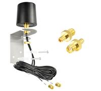 BOOBRIE 5G LTE MIMO Antenna Outdoor 698-6000MHz High-Performance Omnidirectional External Aerial 5dBi Gain with 5M Dual Low-Loss BMR100 Cable & SMA TS9 Adapters for 4G/5G Routers Broadband IoT & CCTV