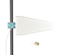 BOOBRIE 600-6000MHz Log Periodic Directional Antenna Outdoor Ultra Wideband 10dBi High Gain 4G 5G LTE Antenna Outdoor SMA Male Connector with 1.5M RG58 Cable for 4G/5G/WiFi/GPS