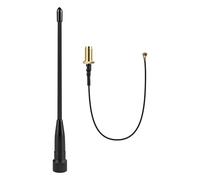 BOOBRIE 868MHz LoRa Antenna for Meshtastic 17CM Omni-Directional Whip Antenna 3dBi with 15CM SMA to U.FL IPX Pigtail Cable Compatible with Helium Miner, LoraWAN & IOT Gateway