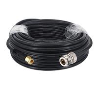 Boobrie Upgraded 10M N Female to RP-SMA Male RG58 Lora Antenna Cable RP-SMA Male to N Type Female Connector RG58 Low Loss Helium Extension Cable for WiFi 4G LTE LoRa Antenna Helium Hotspot