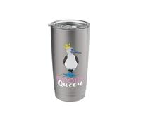 Booby Queen Crown Blue Bird Blue Footed Booby Blue Feet Stainless Steel Insulated Tumbler