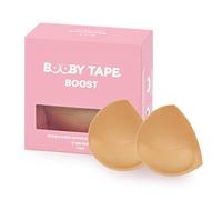 Booby Tape C-DD Breast Cup Boost Push Up Inserts Waterproof, Reusable Nude