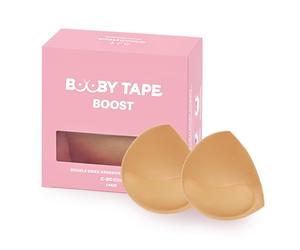 Booby Tape C-DD Breast Cup Boost Push Up Inserts Waterproof, Reusable Nude