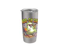 Booch Day Funny Ghost Beach Vacation Spooky Summer Halloween Stainless Steel Insulated Tumbler