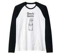 Booch Queen Kombucha SCOBY Brewer Gift Raglan Baseball Tee
