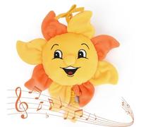 Boodeze Musical Toy Newborn 0.3 6 12 Months Plush Toy for Baby Stroller 6 to 12 Months with You are My Sunshine Music, Brighten Boy and Girls Car Seat