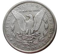 BoodLo Silver Dollar US Morgan Double Sided Eagle Double Sided Silver Plated Foreign Replica Coin,Cc