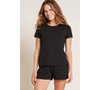 Boody Goodnight Sleep Tee In Black Black L