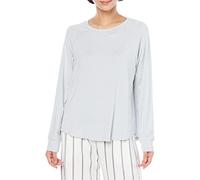 Boody | Women's Goodnight Raglan Sleep Top | Organic Bamboo Loungewear | Warm Pyjamas | Dove | Medium